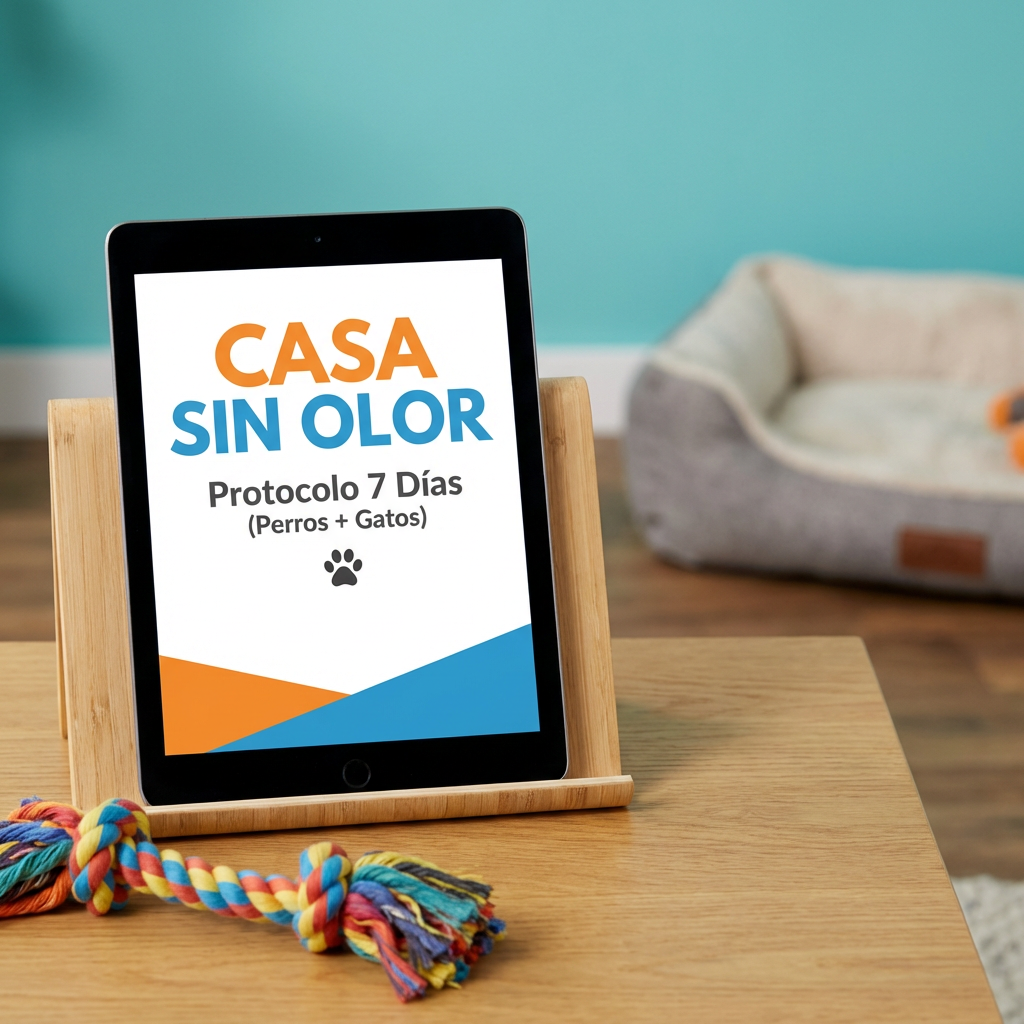 CASA SIN OLOR: PROTOCOLO 7 DÍAS (PERROS + GATOS)